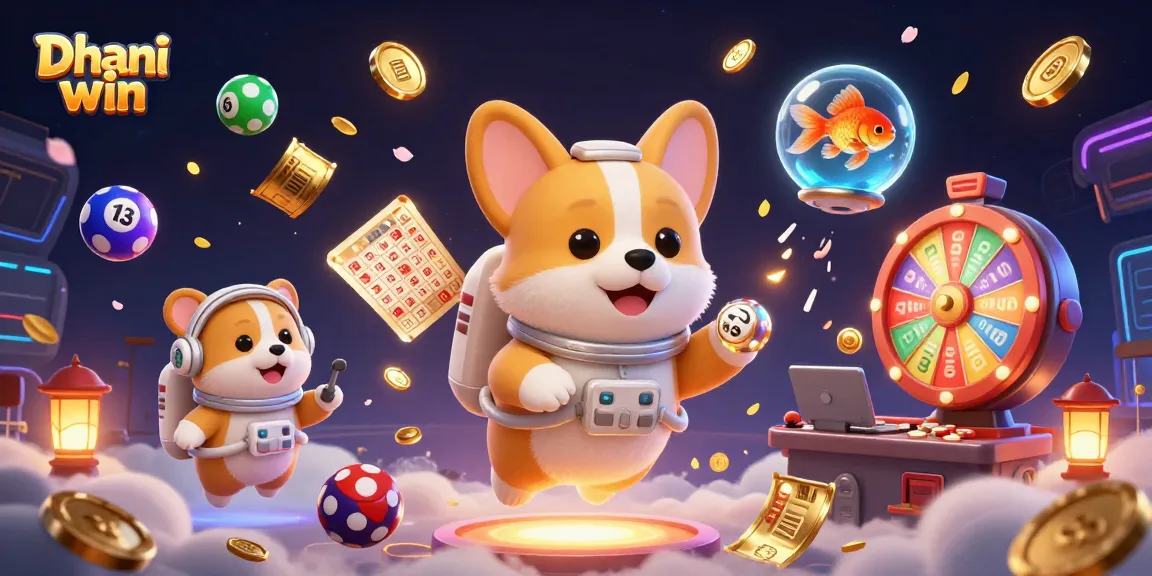 Engage with exciting Dhani win games featuring a corgi astronaut in a fun space casino.
