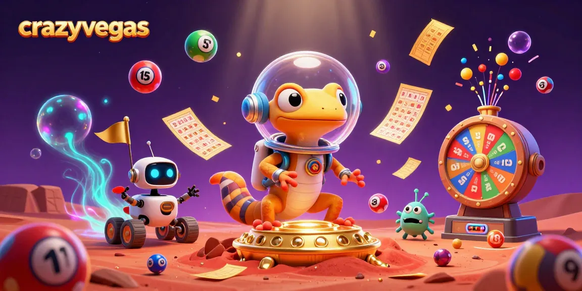 Spin your luck with crazyvegas at this vibrant alien-themed casino discovery!